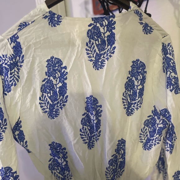 Spool No. 72 Blue White Romper - Picture 5 of 7